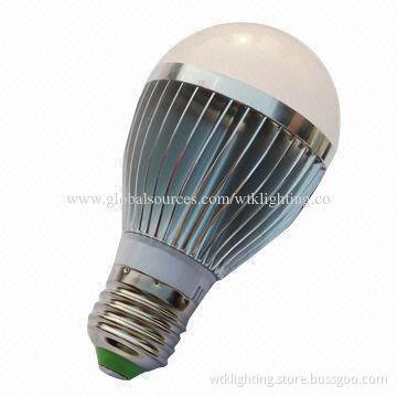 LED Bulb Aluminum, 5W Power, E27 E14 Base, 85 to 265V AC Voltage, Bridgelux,Epistar or Epileds ChiP